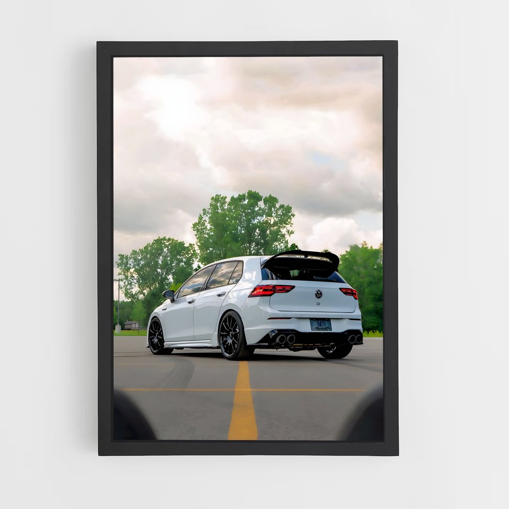 Poster Golf en Balade – affiche Volkswagen (vue 2)